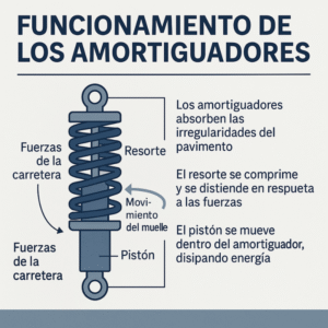 el funcionamiento de los amortiguadore