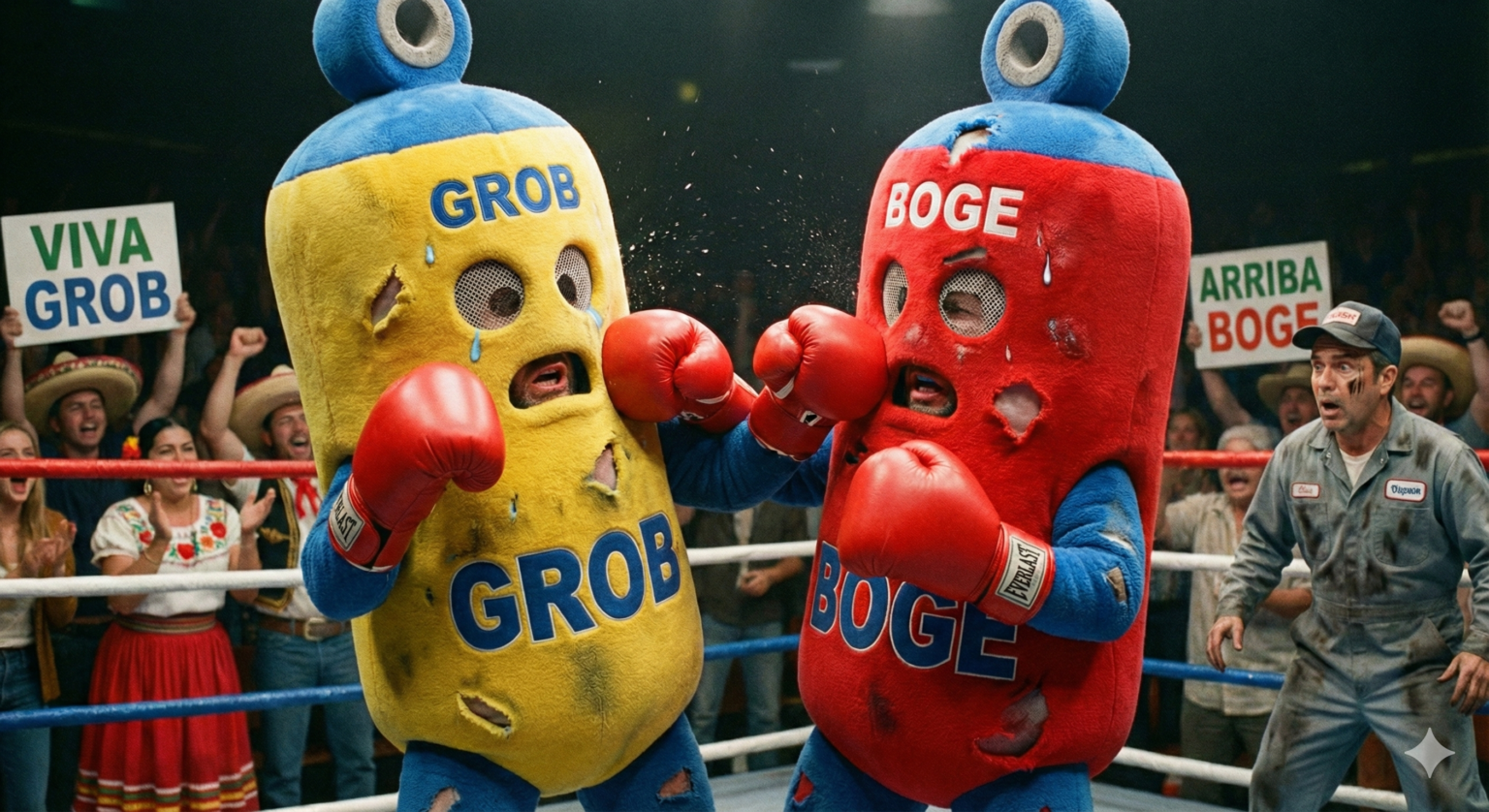 amortiguador GROB peleando contra BOGE, cual Ganara
